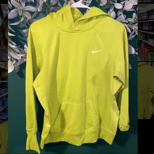 Neon yellow/green Nike hoodie